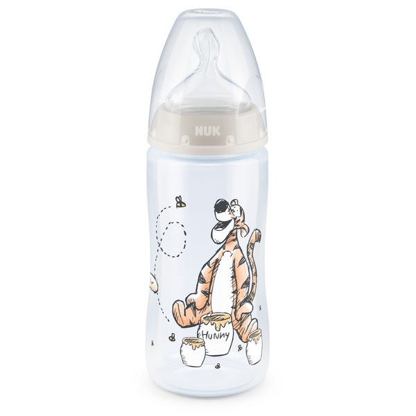 Продукт NUK Disney First Choice РР Temperature control - шише силикон 0-6. 300мл  + box - 0 - BG Hlapeta